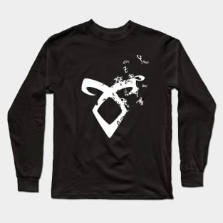 Shadowhunters rune - white runes Long Sleeve T-Shirt